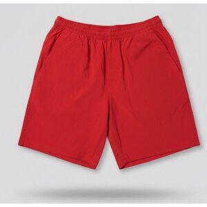 NWOT Lululemon Mens Pace Breaker Running Shorts Linerless 9" Bold Red Size L